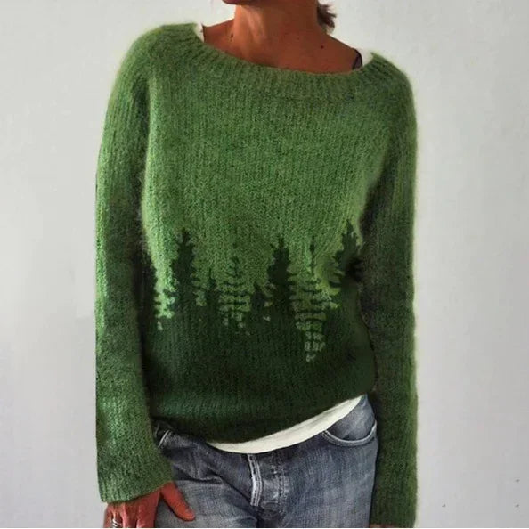 Women's Fair Isle Crew Neck Jumper