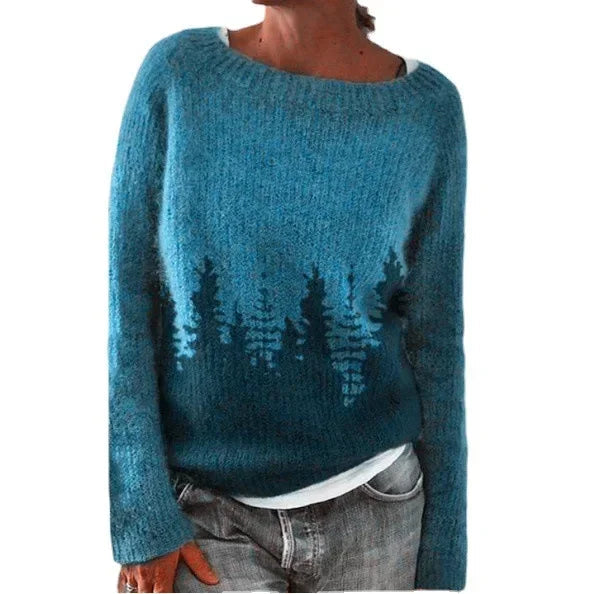 Women's Fair Isle Crew Neck Jumper