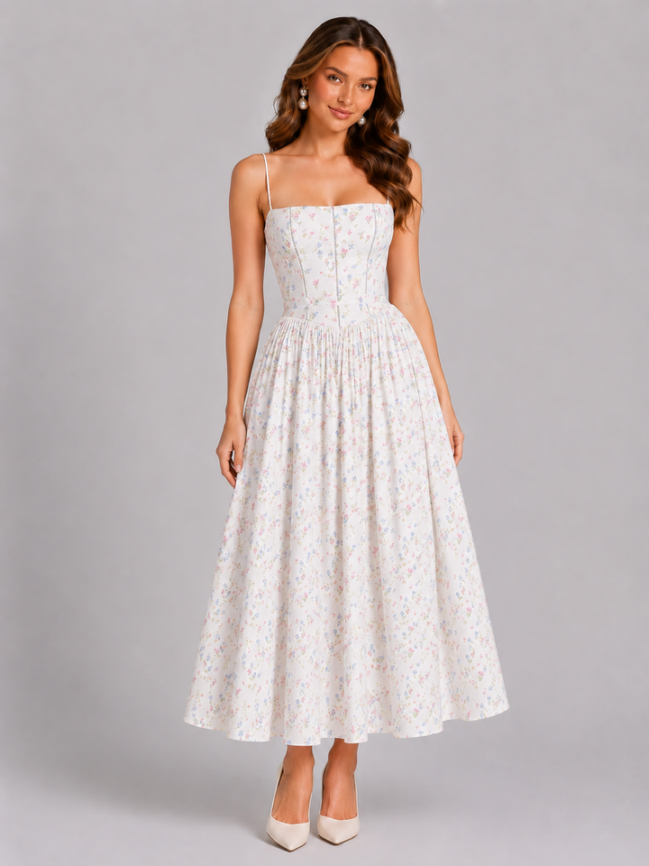 Women's Floral Midi Dress