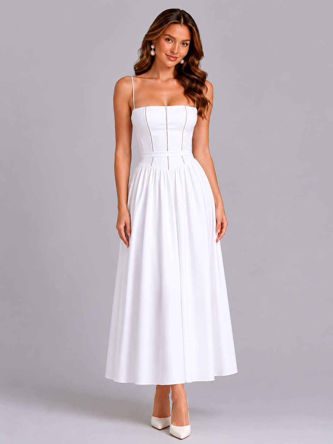 Women's Floral Midi Dress