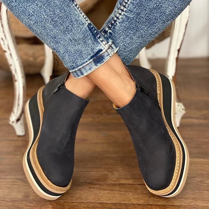 Women's Platform Wedge Ankle Boots