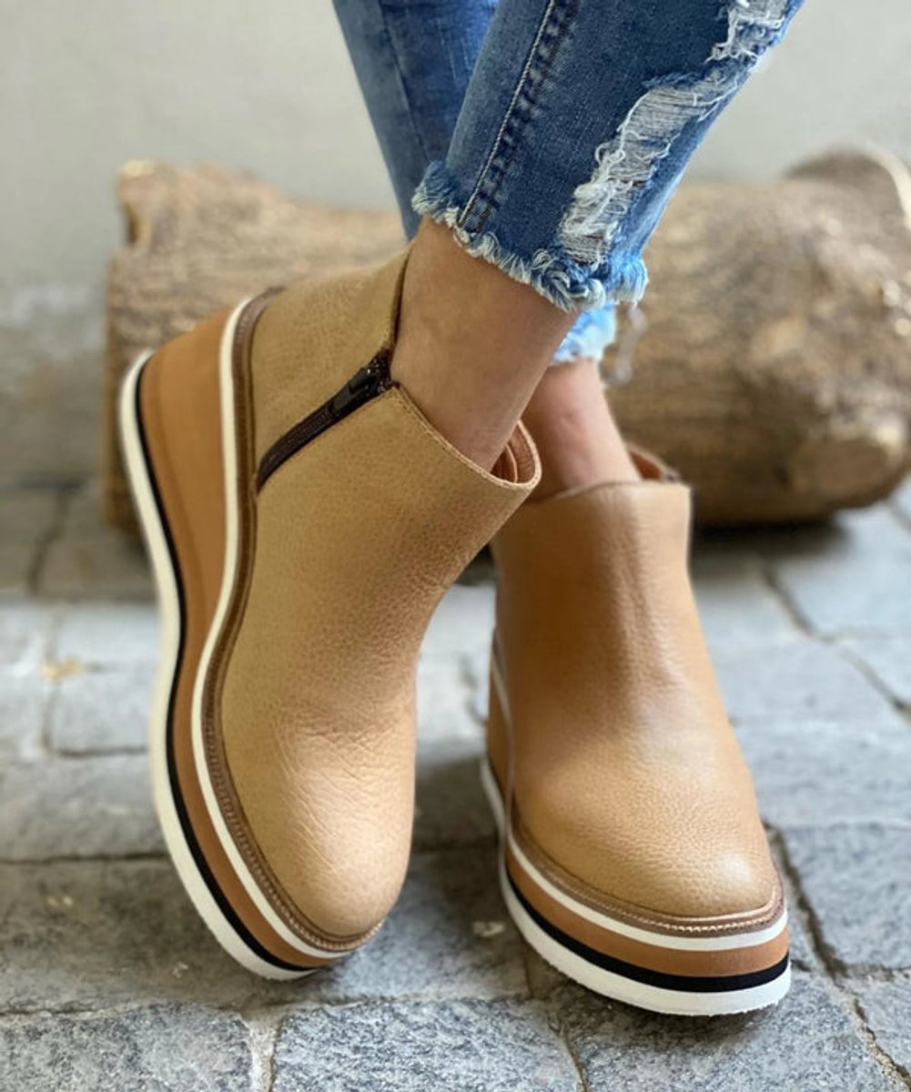 Women's Platform Wedge Ankle Boots