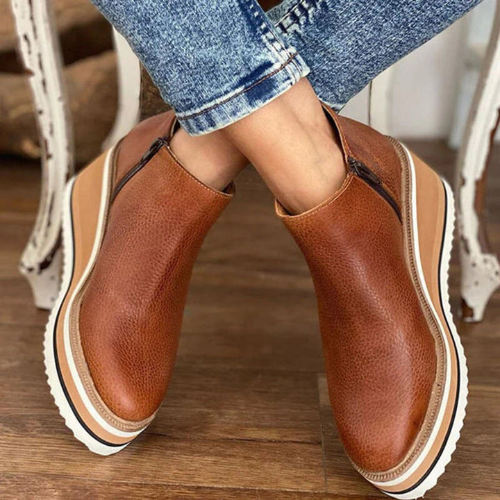 Women's Platform Wedge Ankle Boots