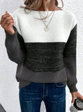 Pull en maille à coupe décontractée pour femme