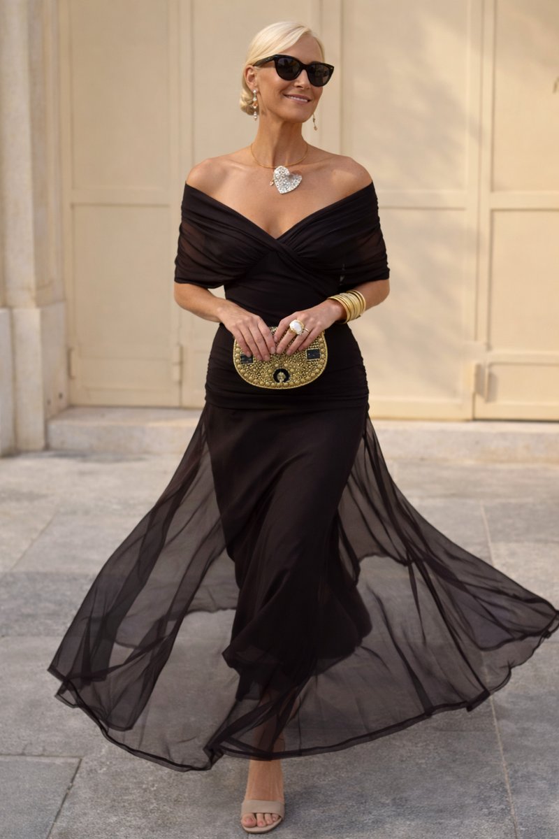 Women's Wedding Guest Maxi Dress