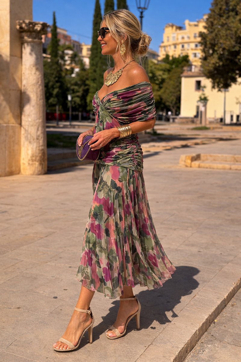 Women's Wedding Guest Maxi Dress