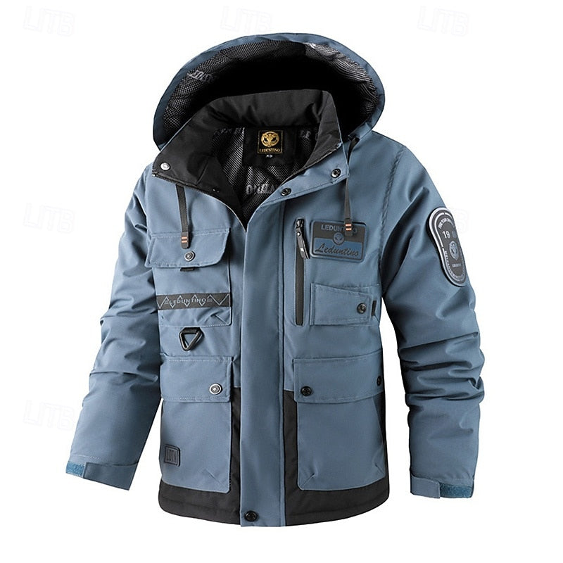Men's Waterproof Hooded Outdoor Jacket
