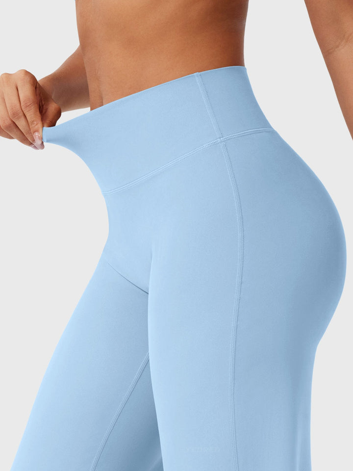 Wide Women's Summer Trousers with Flared Legs