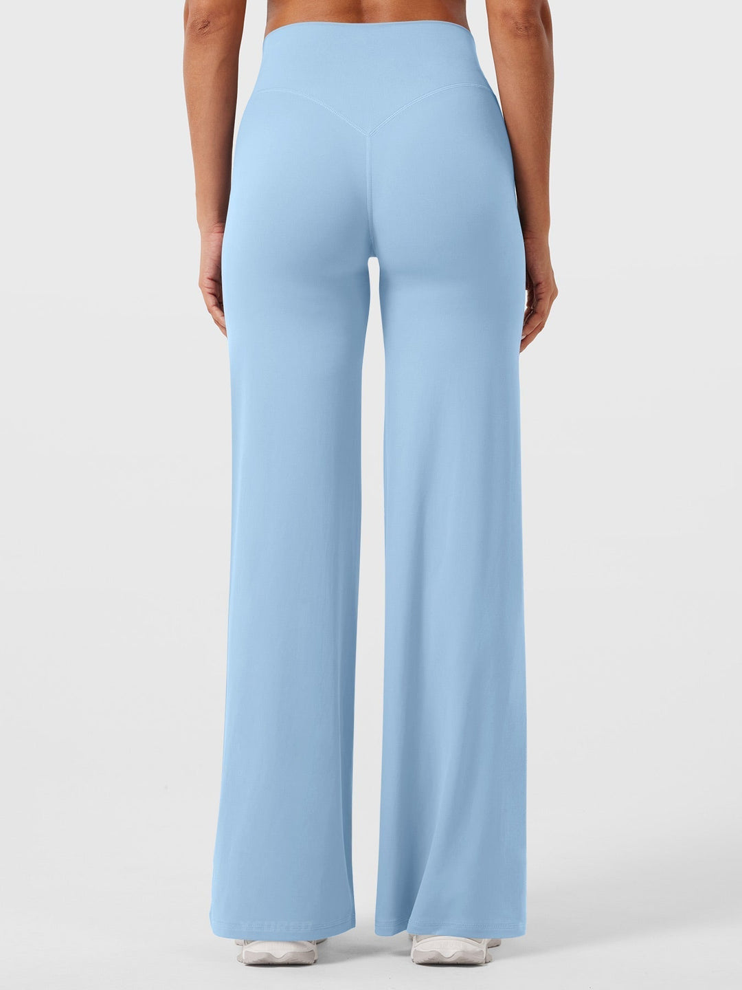 Wide Women's Summer Trousers with Flared Legs