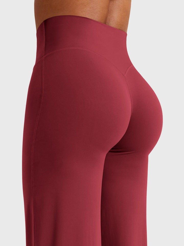 Wide Women's Summer Trousers with Flared Legs