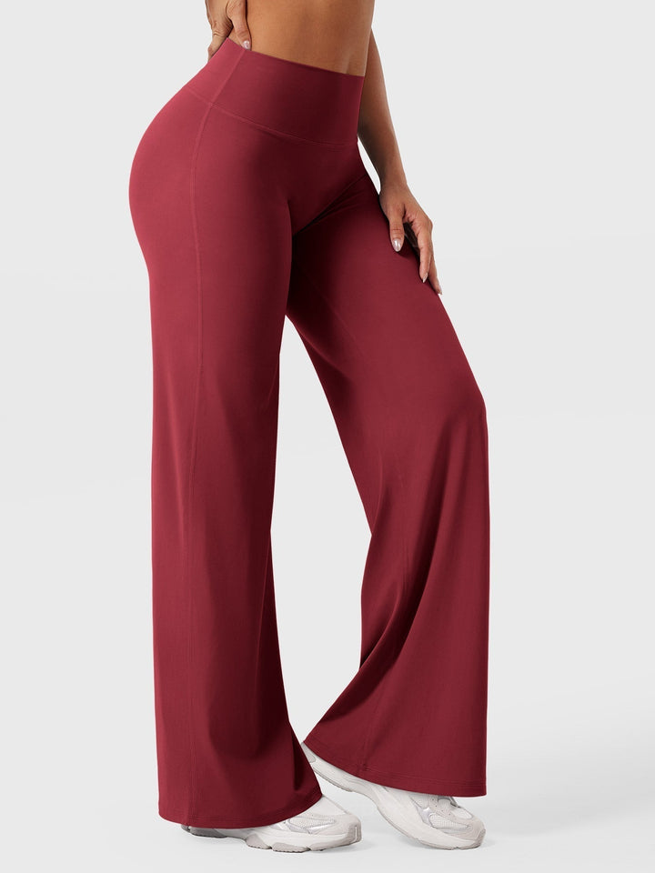 Wide Women's Summer Trousers with Flared Legs