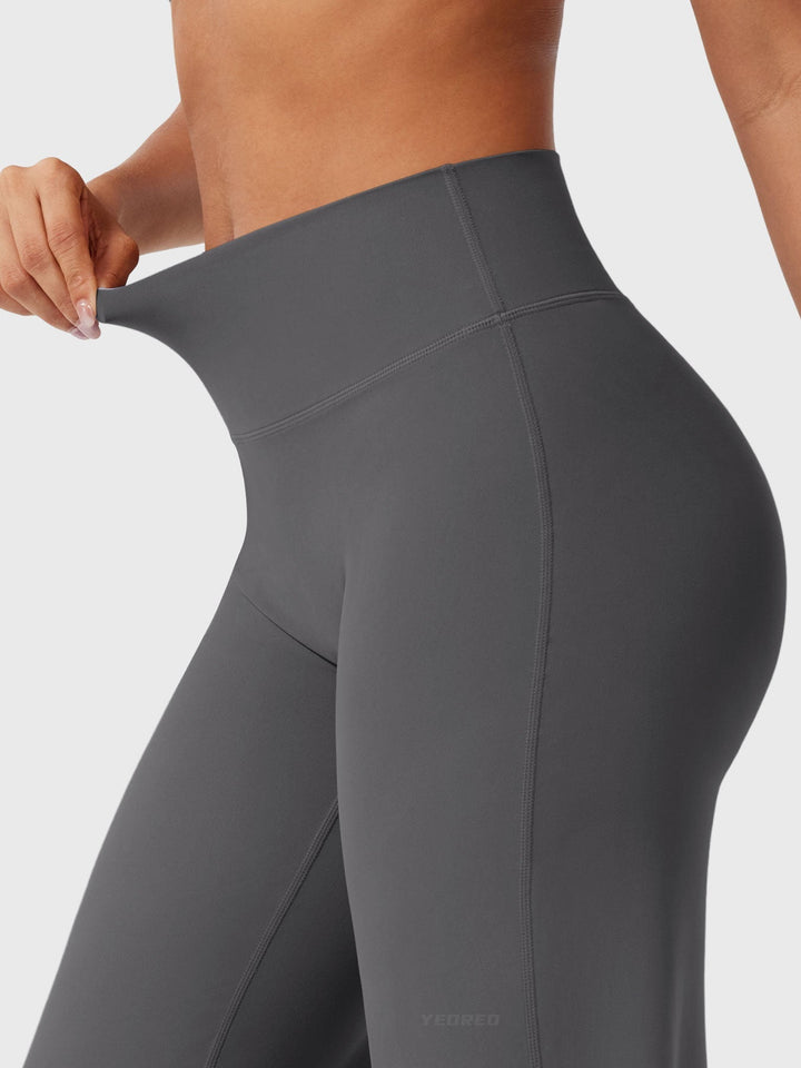 Wide Women's Summer Trousers with Flared Legs