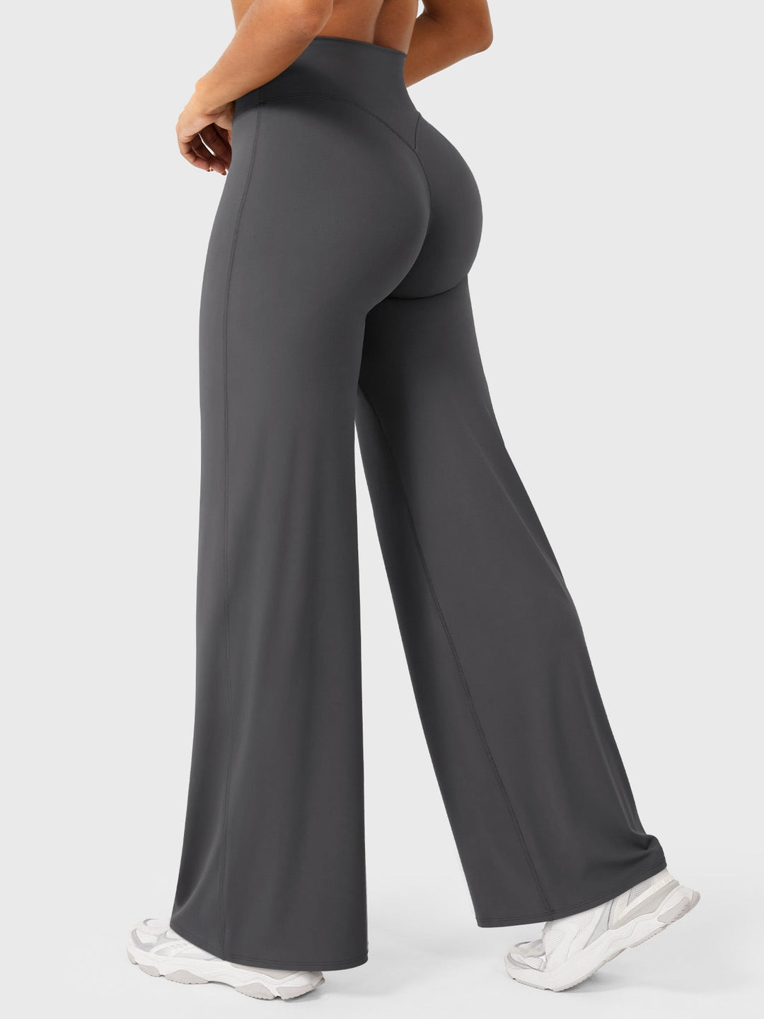 Wide Women's Summer Trousers with Flared Legs