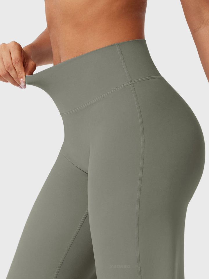 Wide Women's Summer Trousers with Flared Legs
