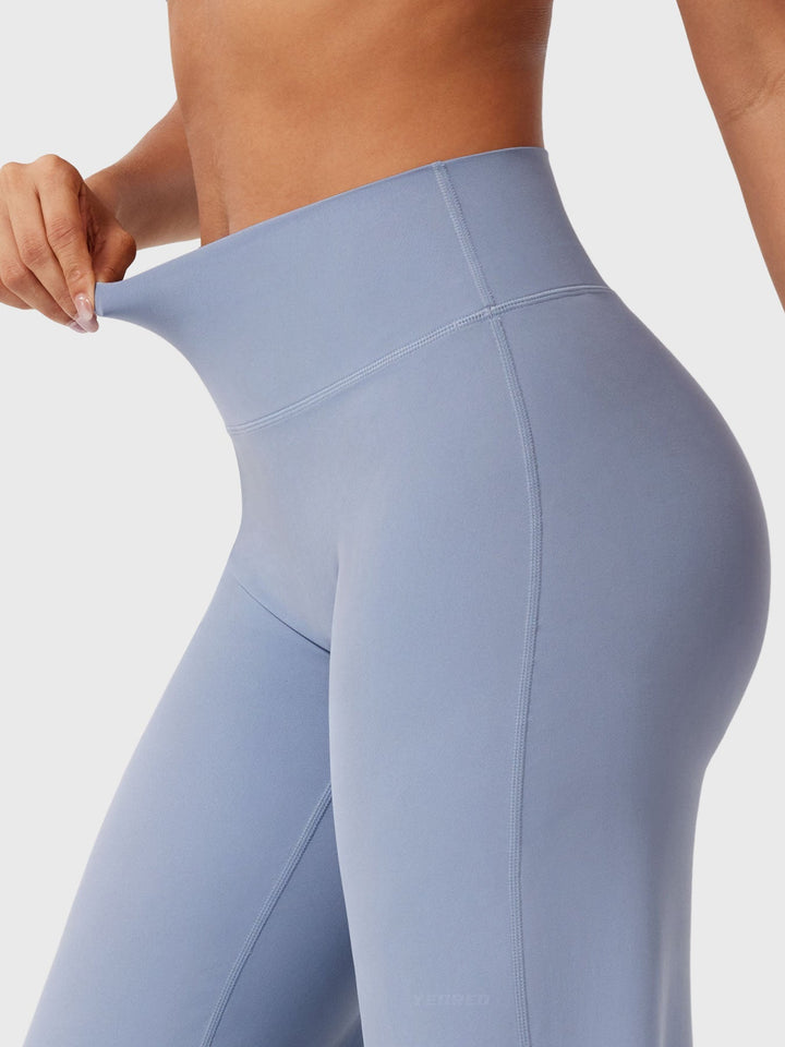 Wide Women's Summer Trousers with Flared Legs