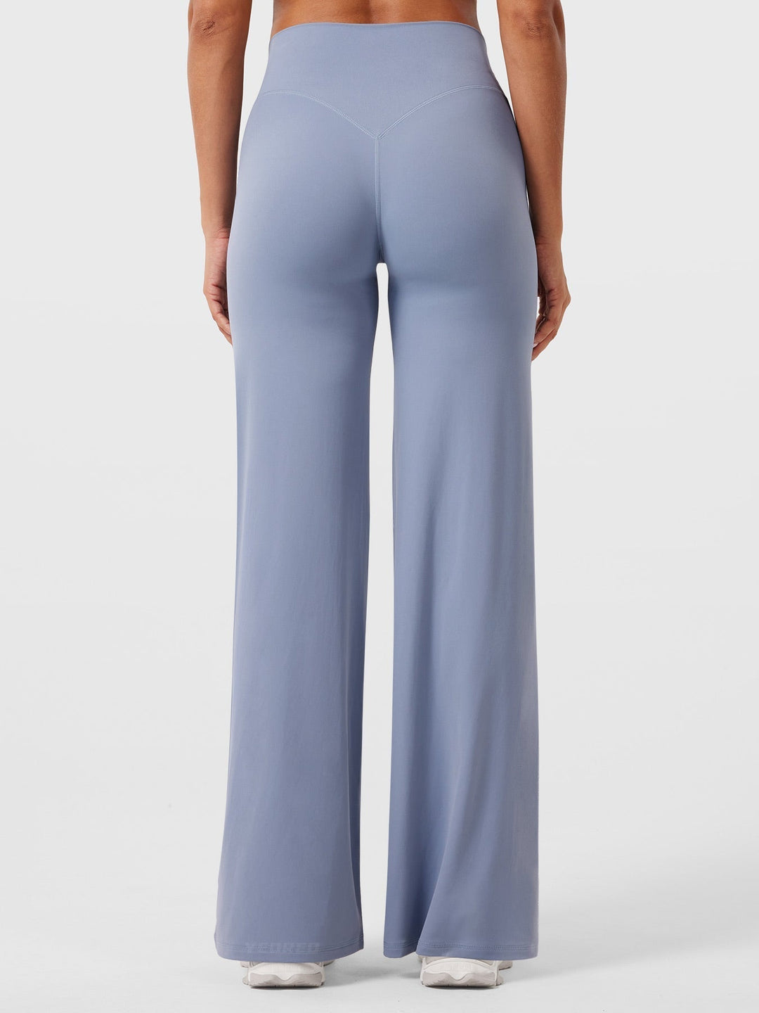 Wide Women's Summer Trousers with Flared Legs