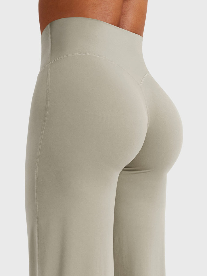 Wide Women's Summer Trousers with Flared Legs