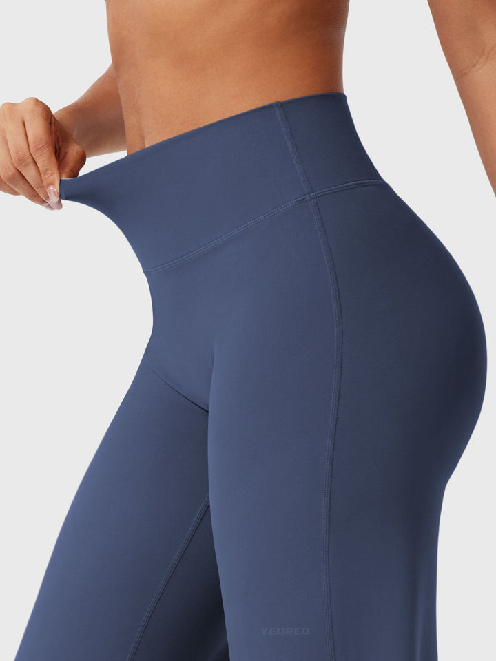 Wide Women's Summer Trousers with Flared Legs