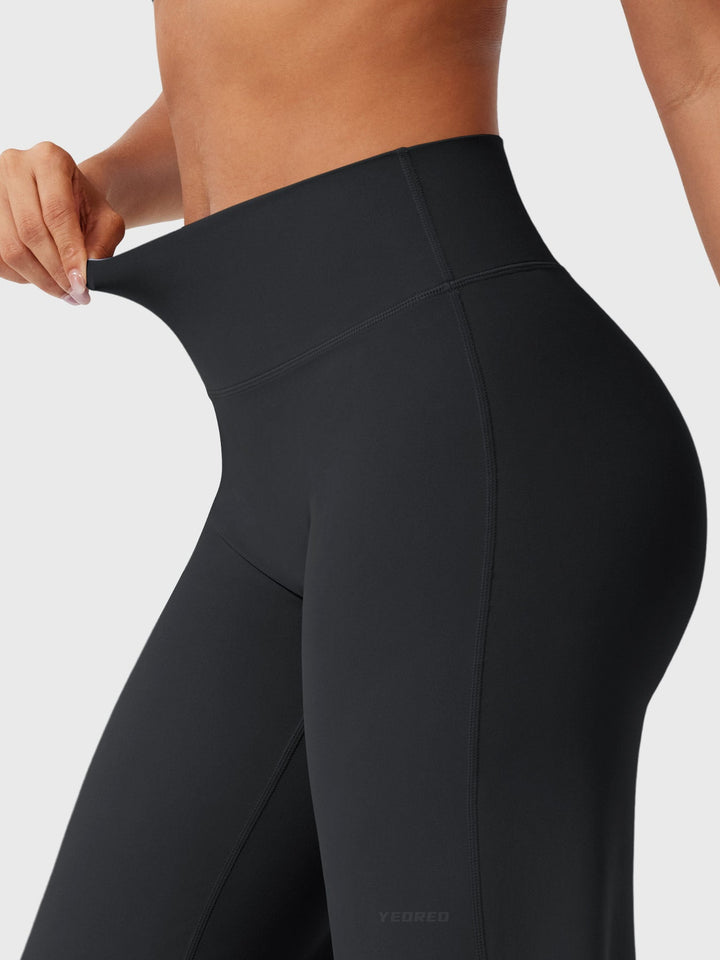 Wide Women's Summer Trousers with Flared Legs