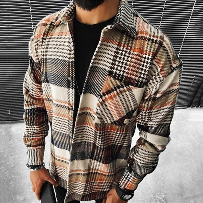 Men's Checked Overshirt