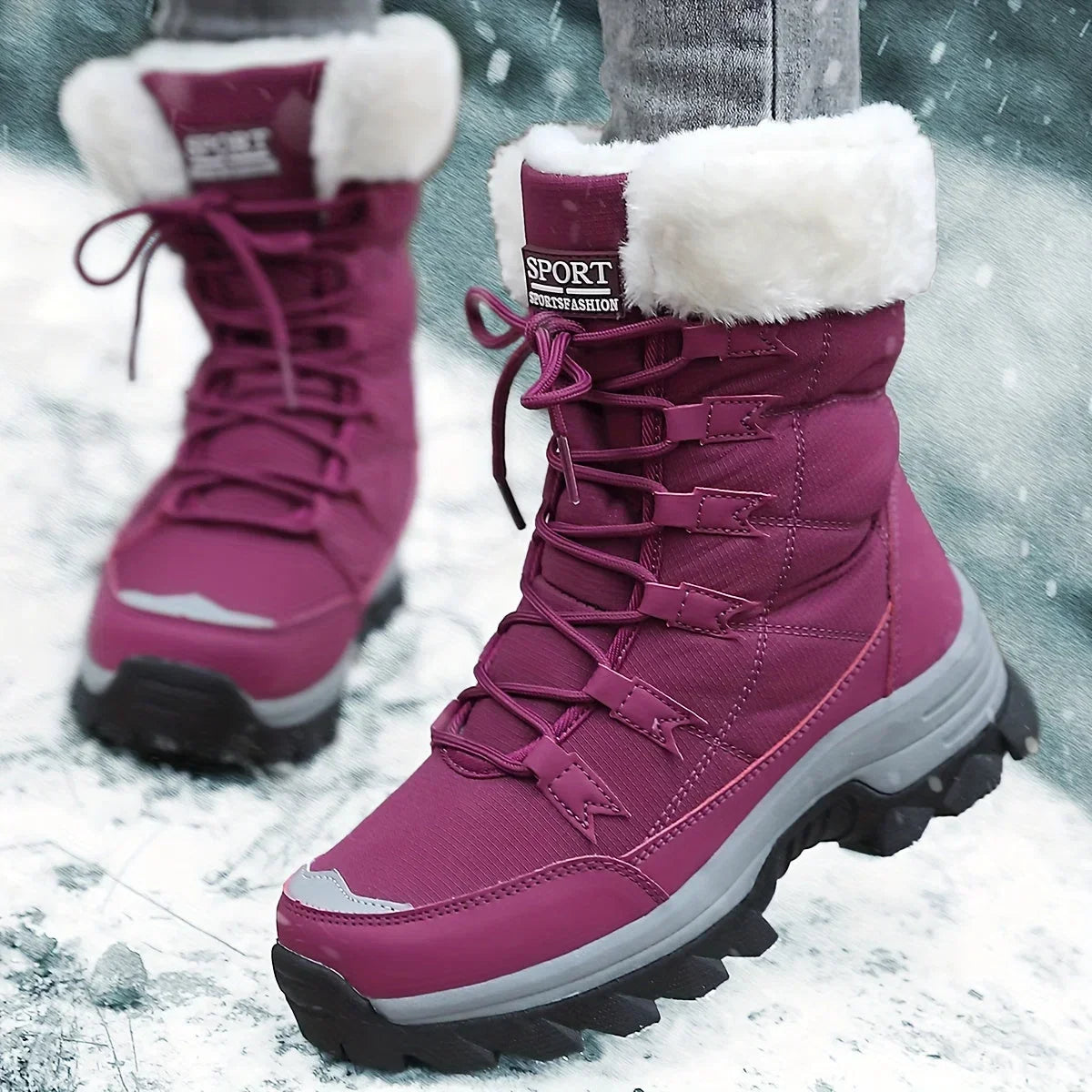 Bottes de neige d'hiver pour femme