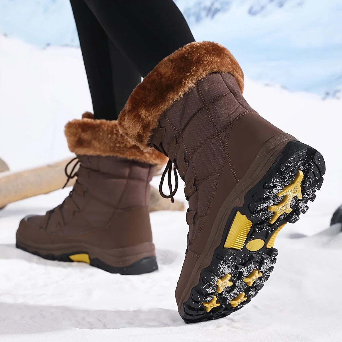 Bottes de neige d'hiver pour femme