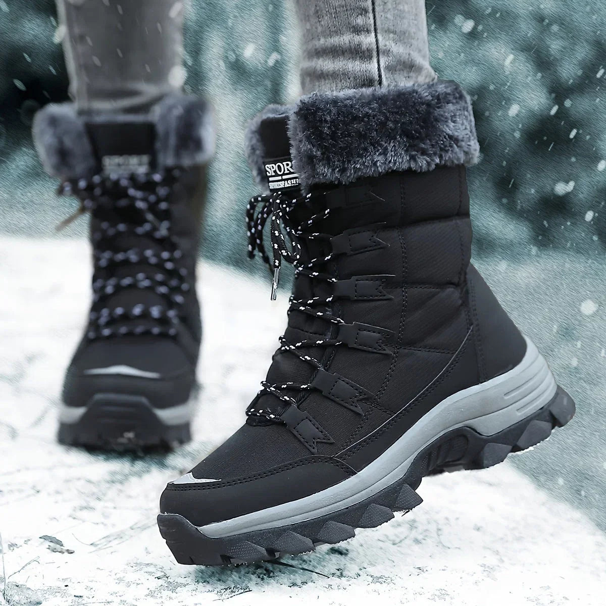 Bottes de neige d'hiver pour femme