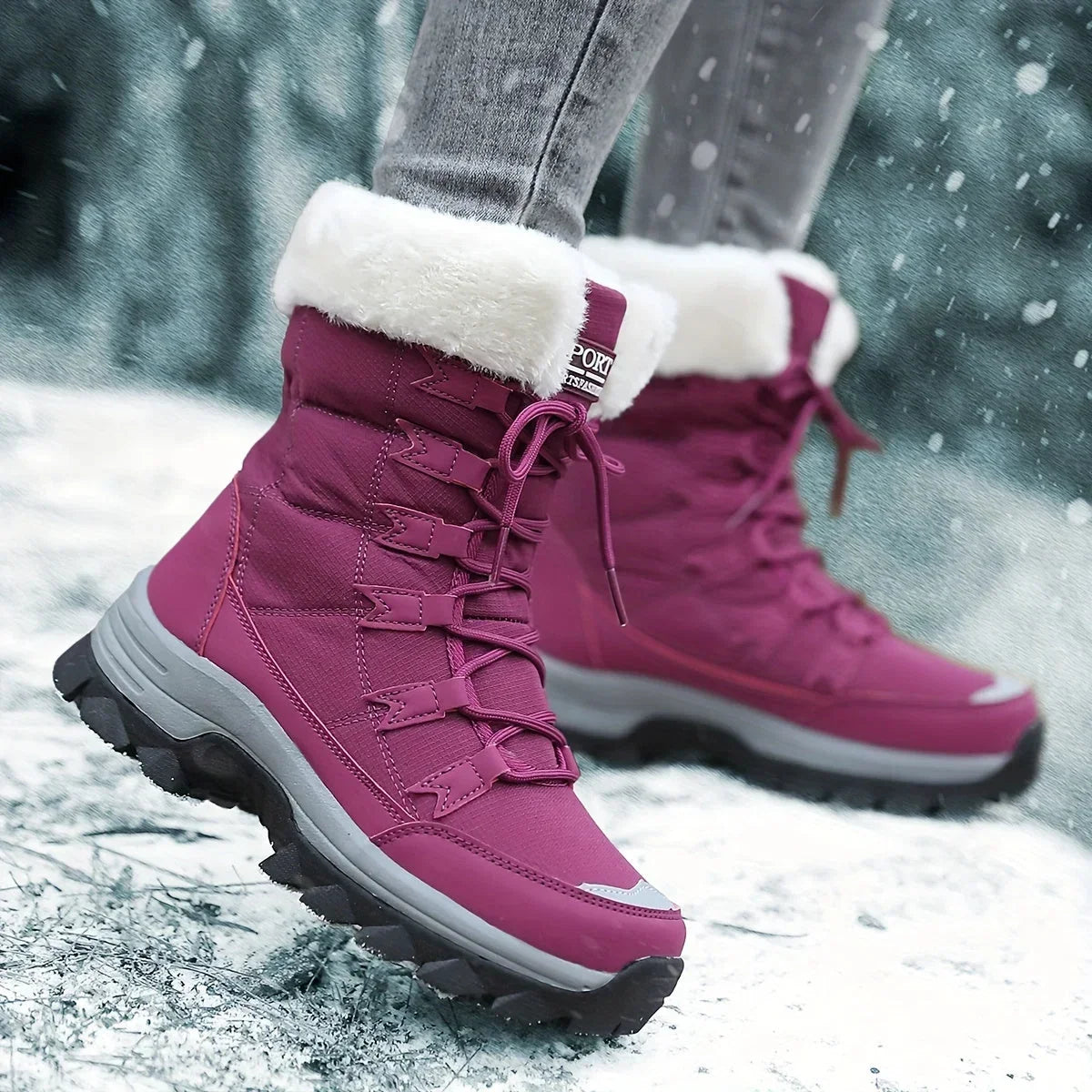 Bottes de neige d'hiver pour femme
