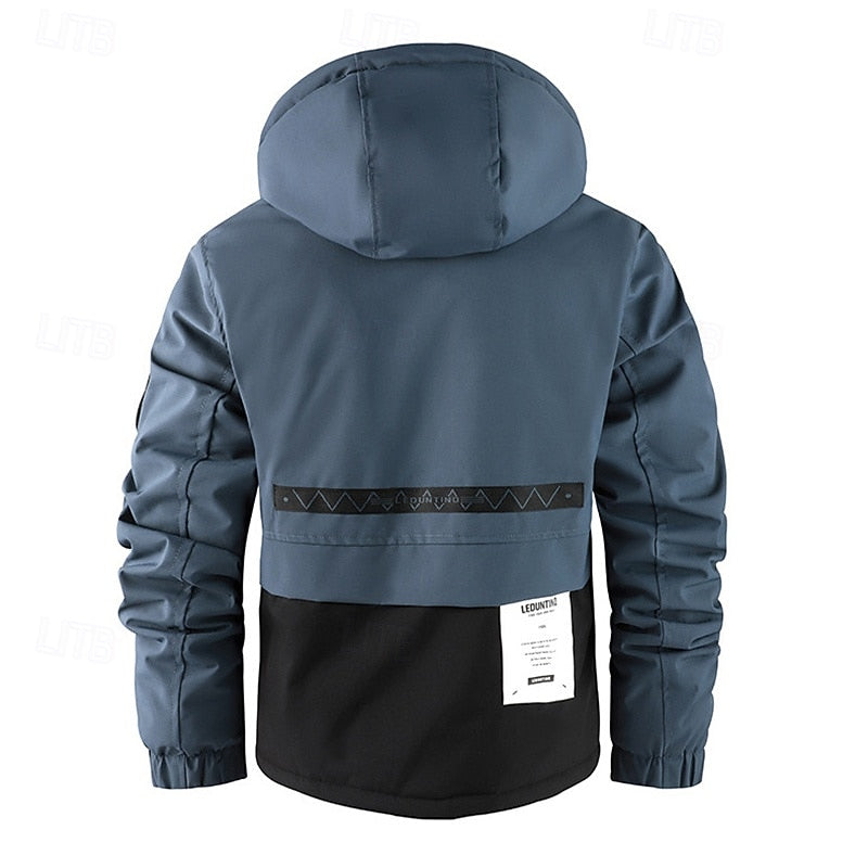 Men's Waterproof Hooded Outdoor Jacket